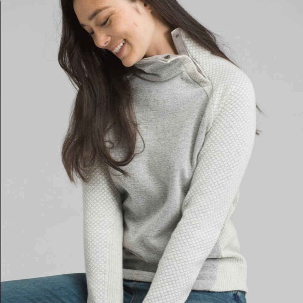 PrAna Brandie Sweater in Bone Heather